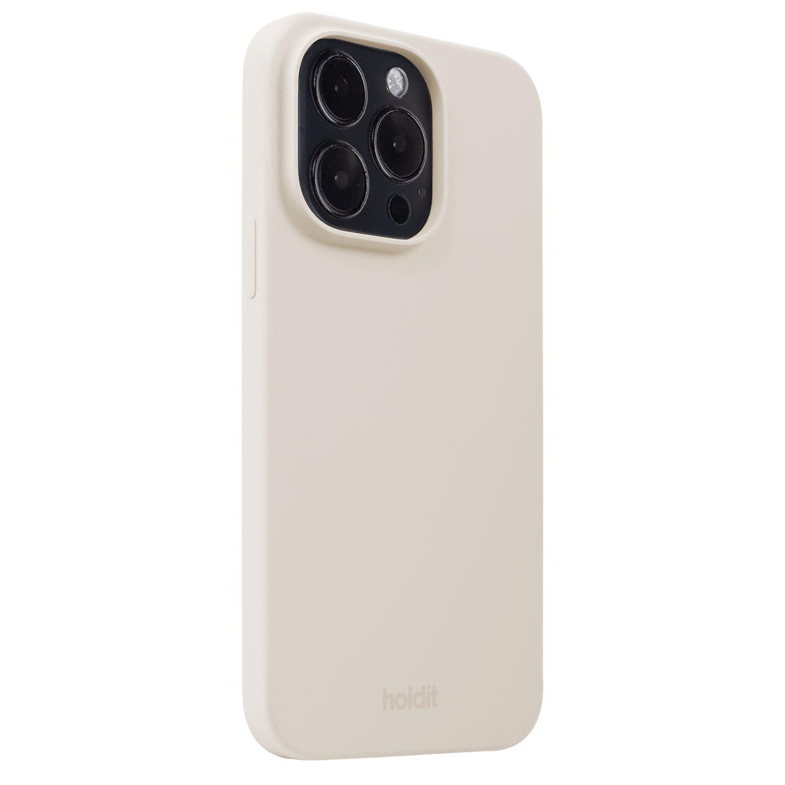 Silikonhülle iPhone 15 Pro Light Beige