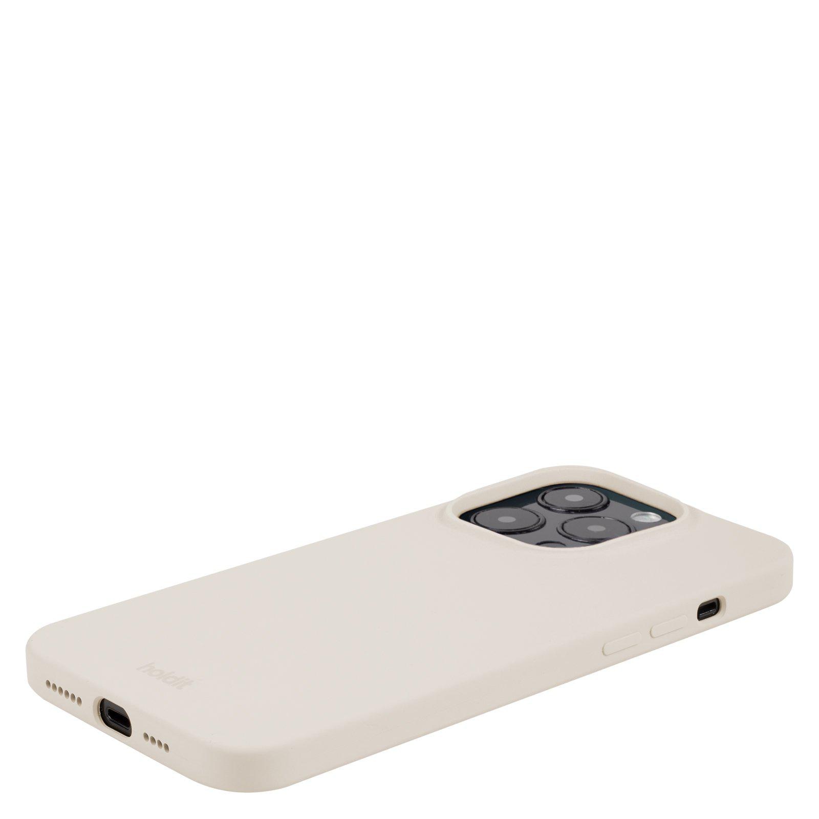 Silikonhülle iPhone 15 Pro Light Beige