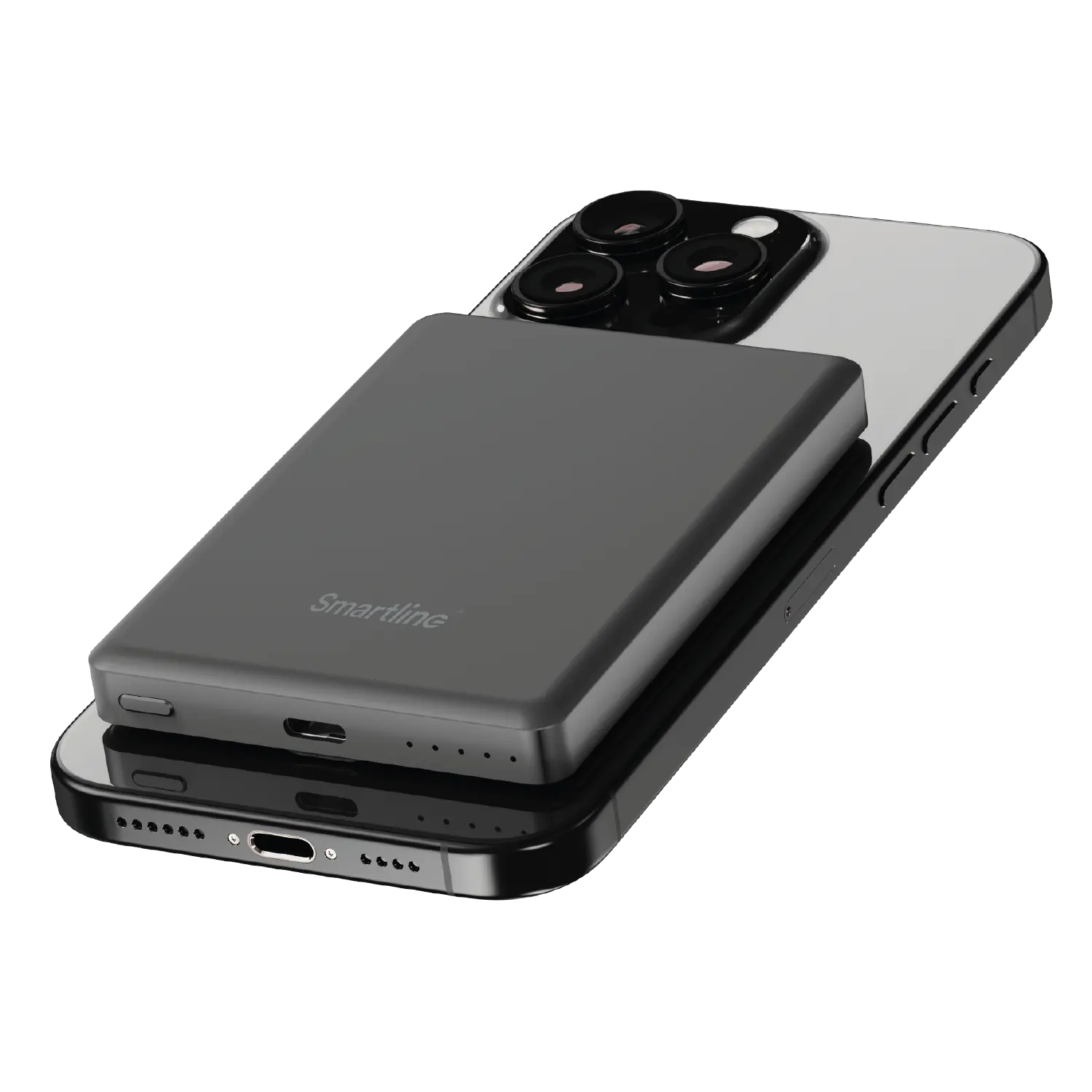 Kabellose Magnetische Powerbank Qi2 5000mAh schwarz