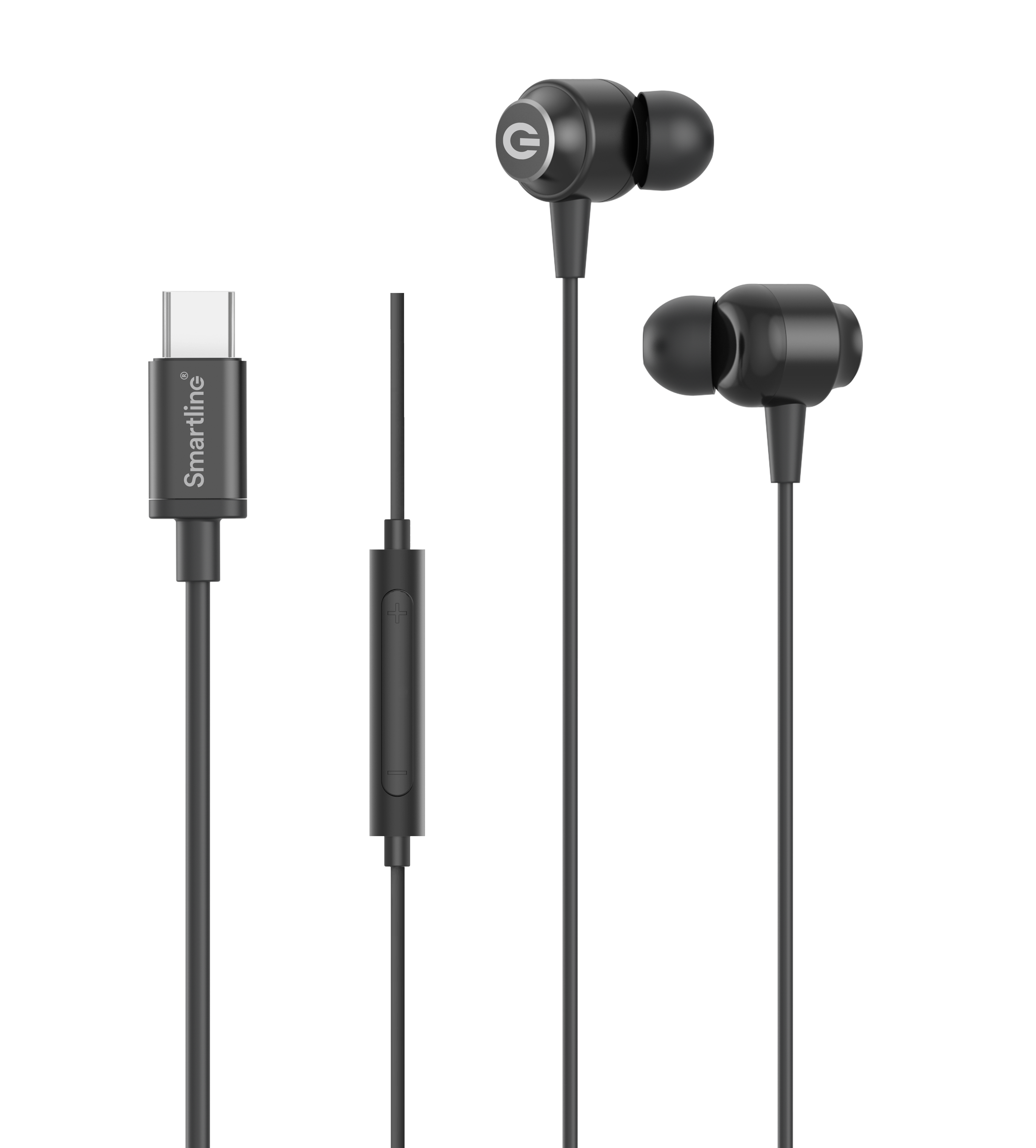 Kabelgebundene Kopfhörer USB-C schwarz