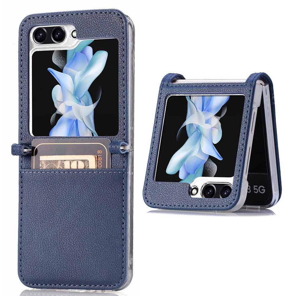 Slim Card Wallet Samsung Galaxy Z Flip 5 blau