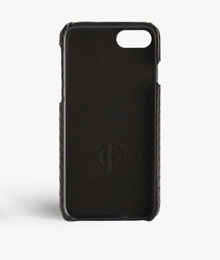 iPhone SE 2020 Hülle Real Python Black/Bronze