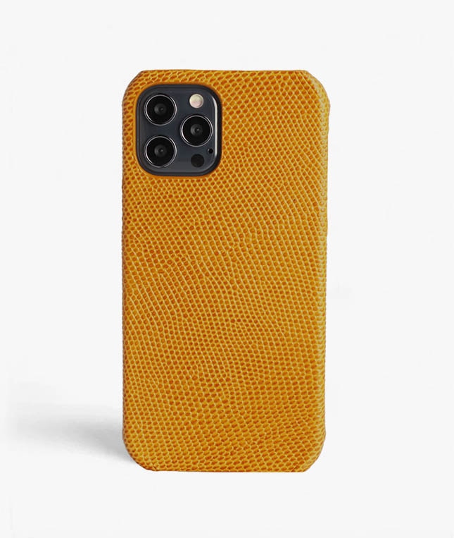 iPhone 12/iPhone 12 Pro Hülle Lizard Gelb