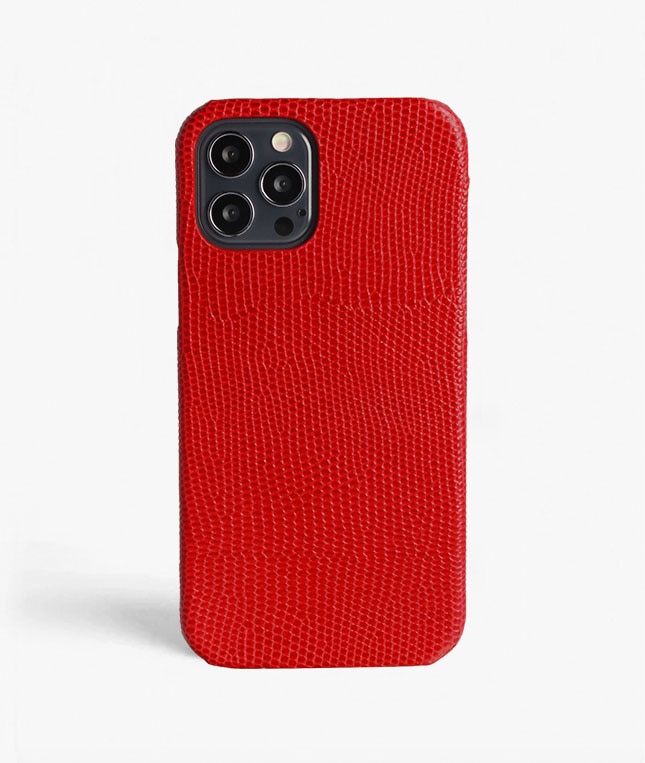 iPhone 12/iPhone 12 Pro Hülle Lizard Rot