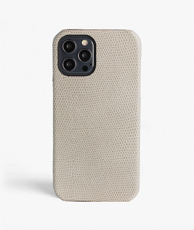 iPhone 12/iPhone 12 Pro Hülle Lizard Grau