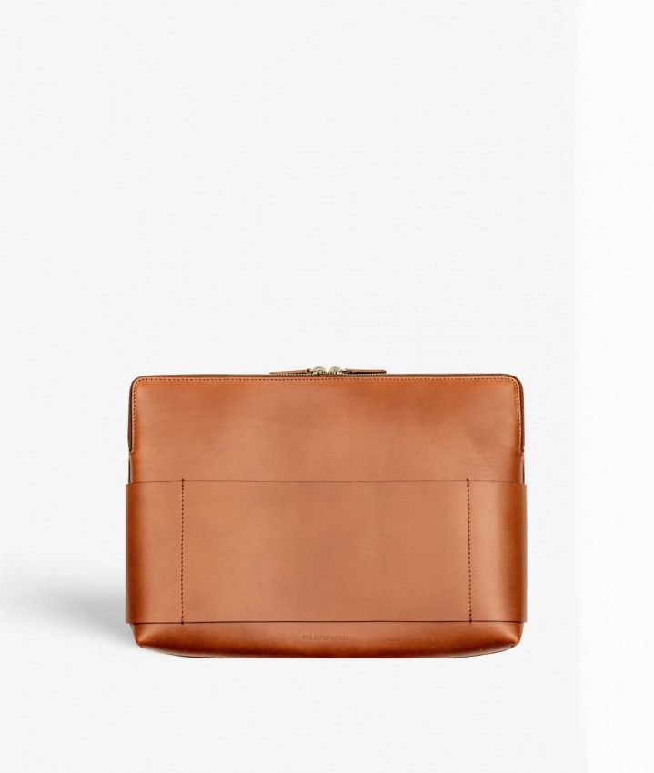 Laptoptasche 15" Snake Vegetable Tanned Braun
