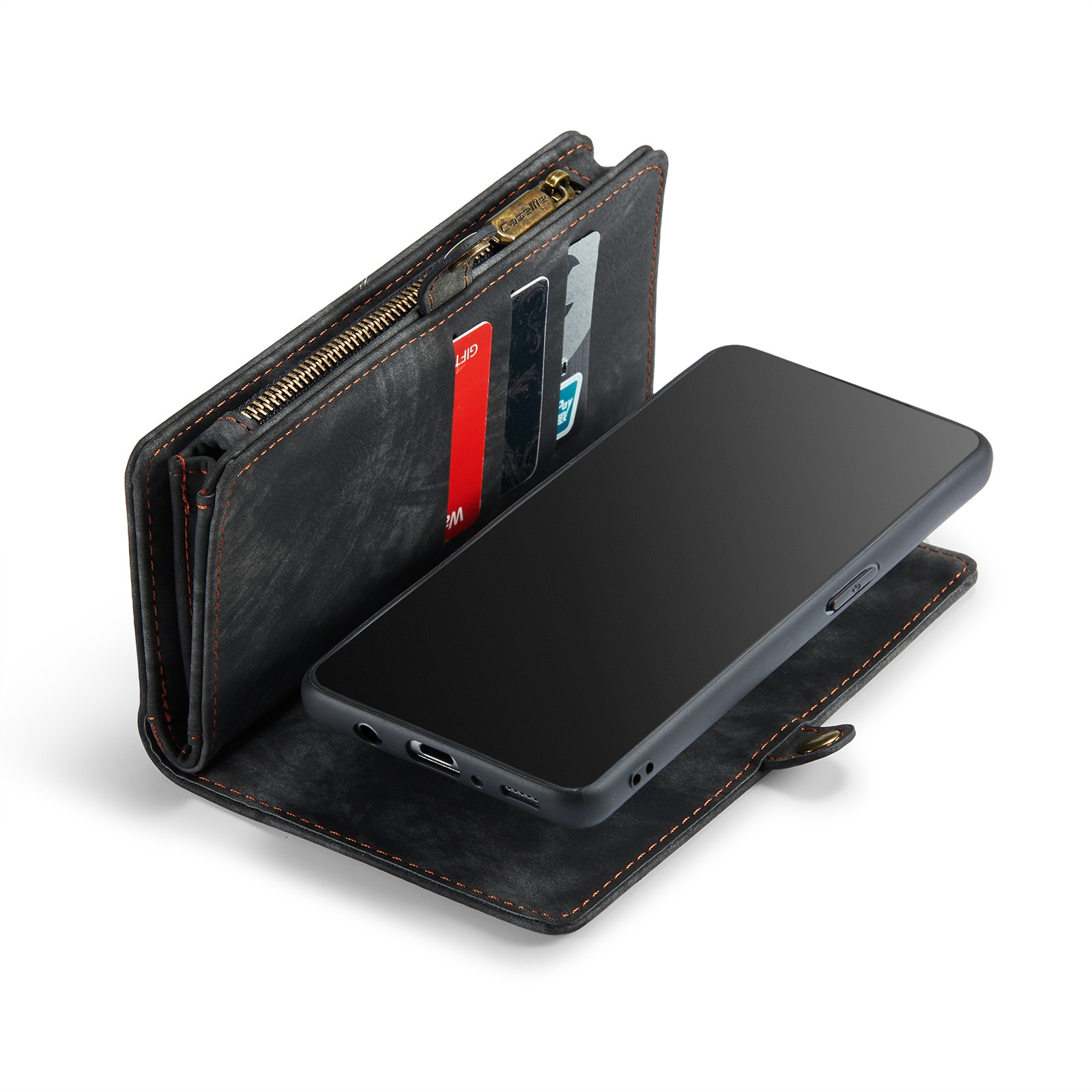 Multi-slot Portemonnaie-Hülle Samsung Galaxy S9 Grau