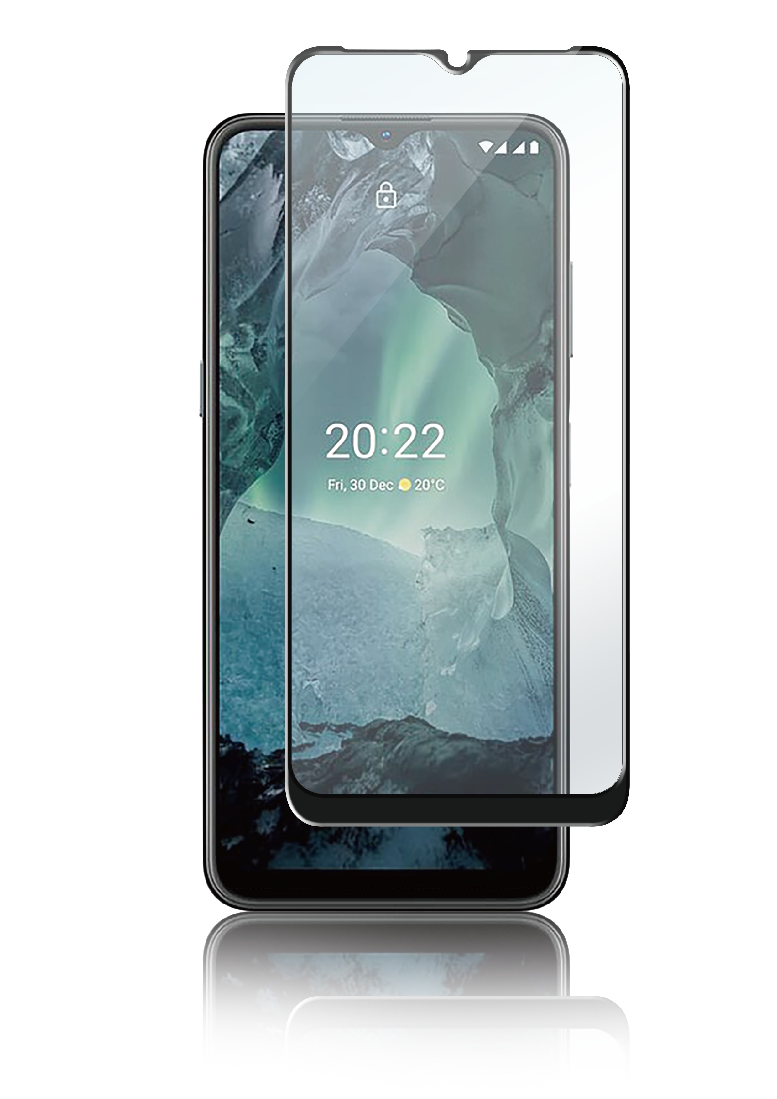 Full-Fit Glass Nokia G11/G21 Schwarz