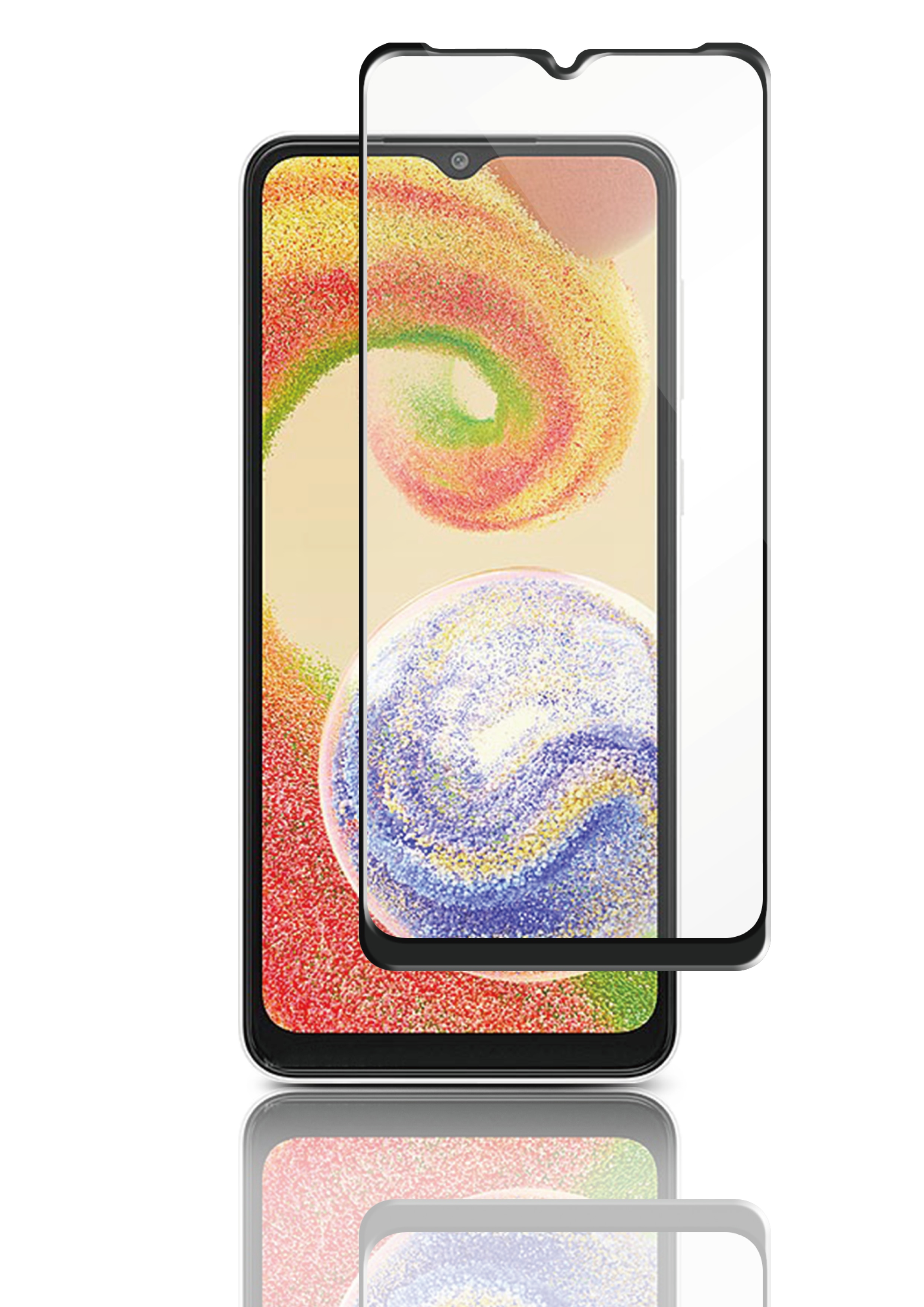 Full-Fit Glass Samsung Galaxy A04 Schwarz