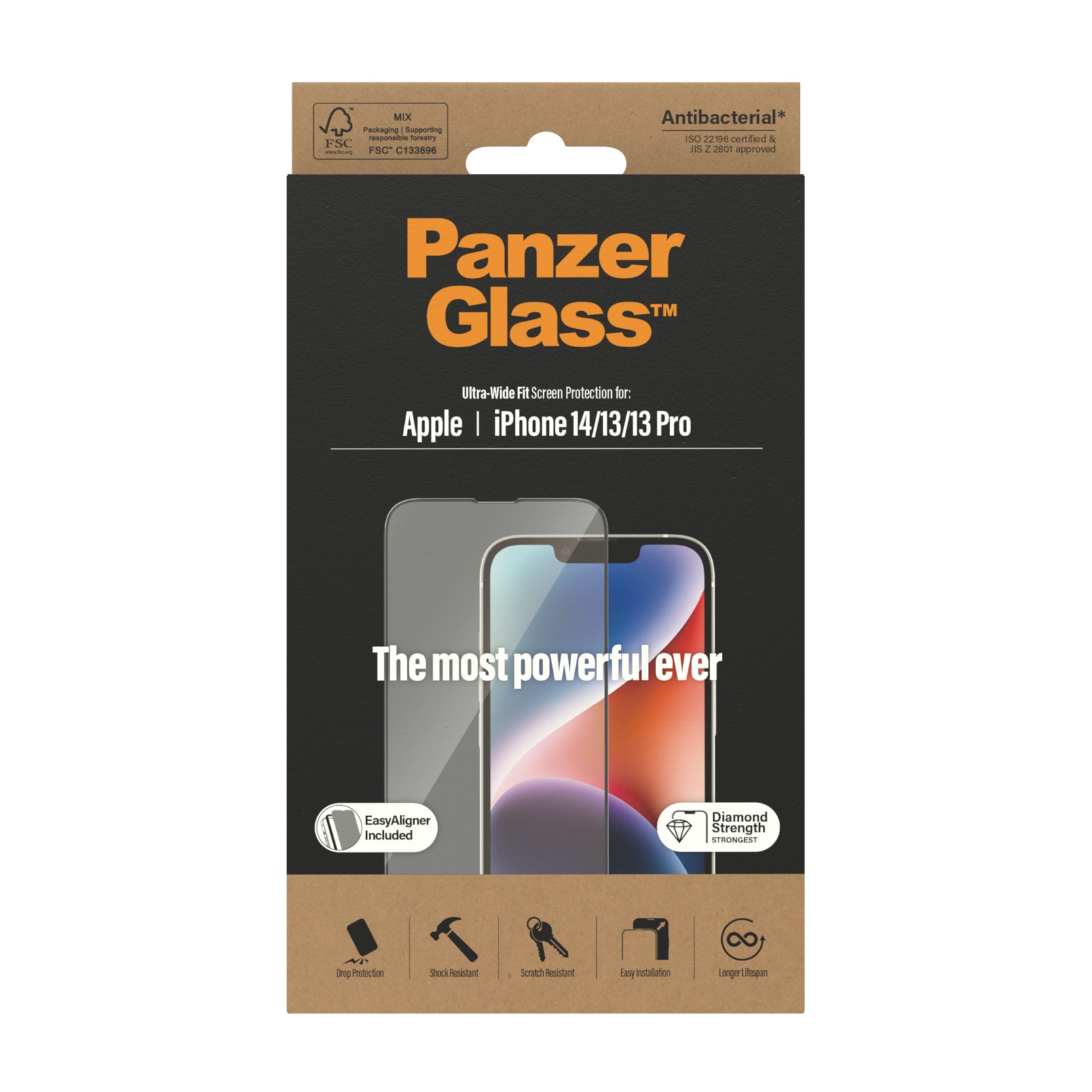 iPhone 14 Screen Protector (with EasyAligner) Ultra Wide Fit