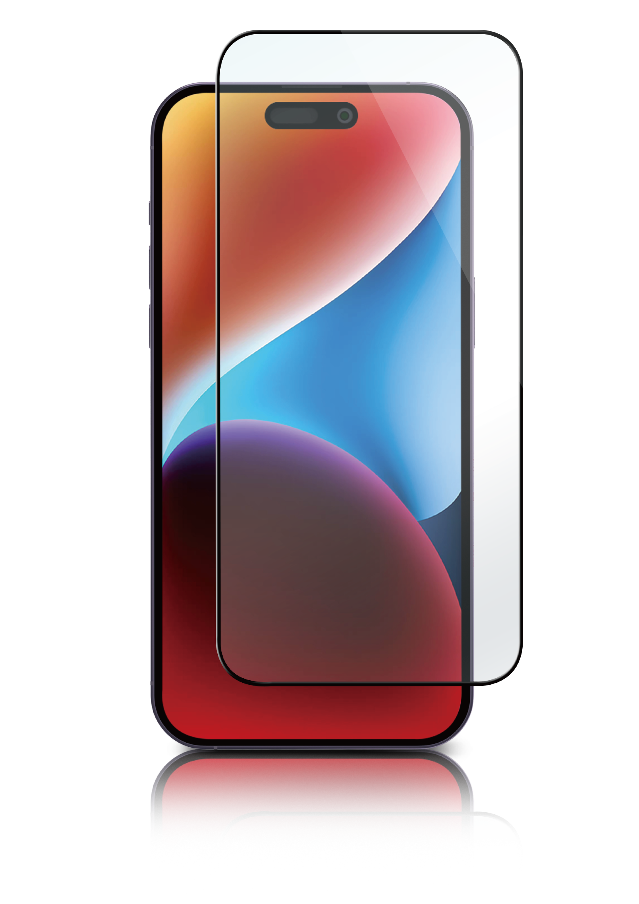 Full-Fit Glass iPhone 15 Schwarz