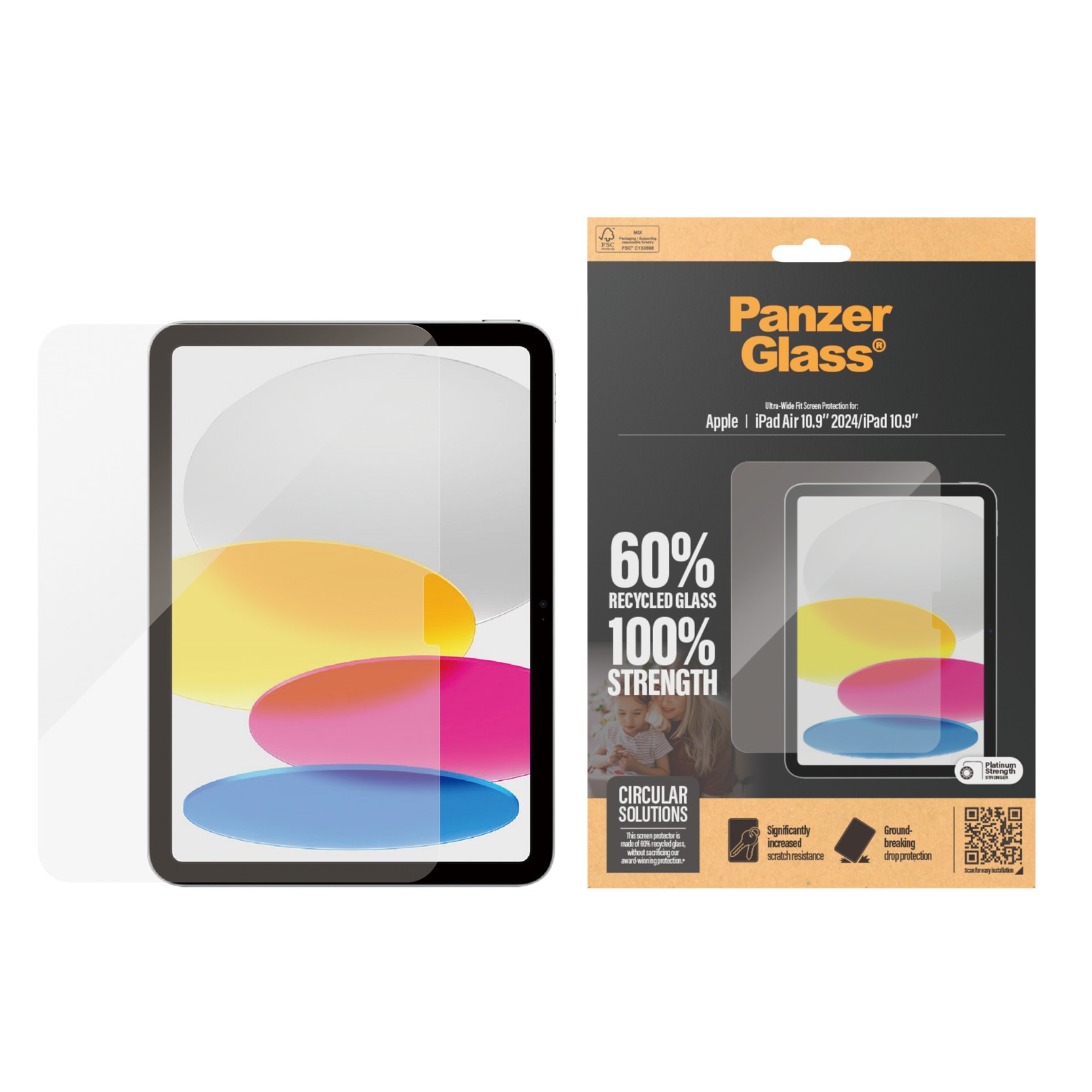 iPad Air 11 6th Gen (2024) Displayschutz/Screen Protector Ultra Wide Fit