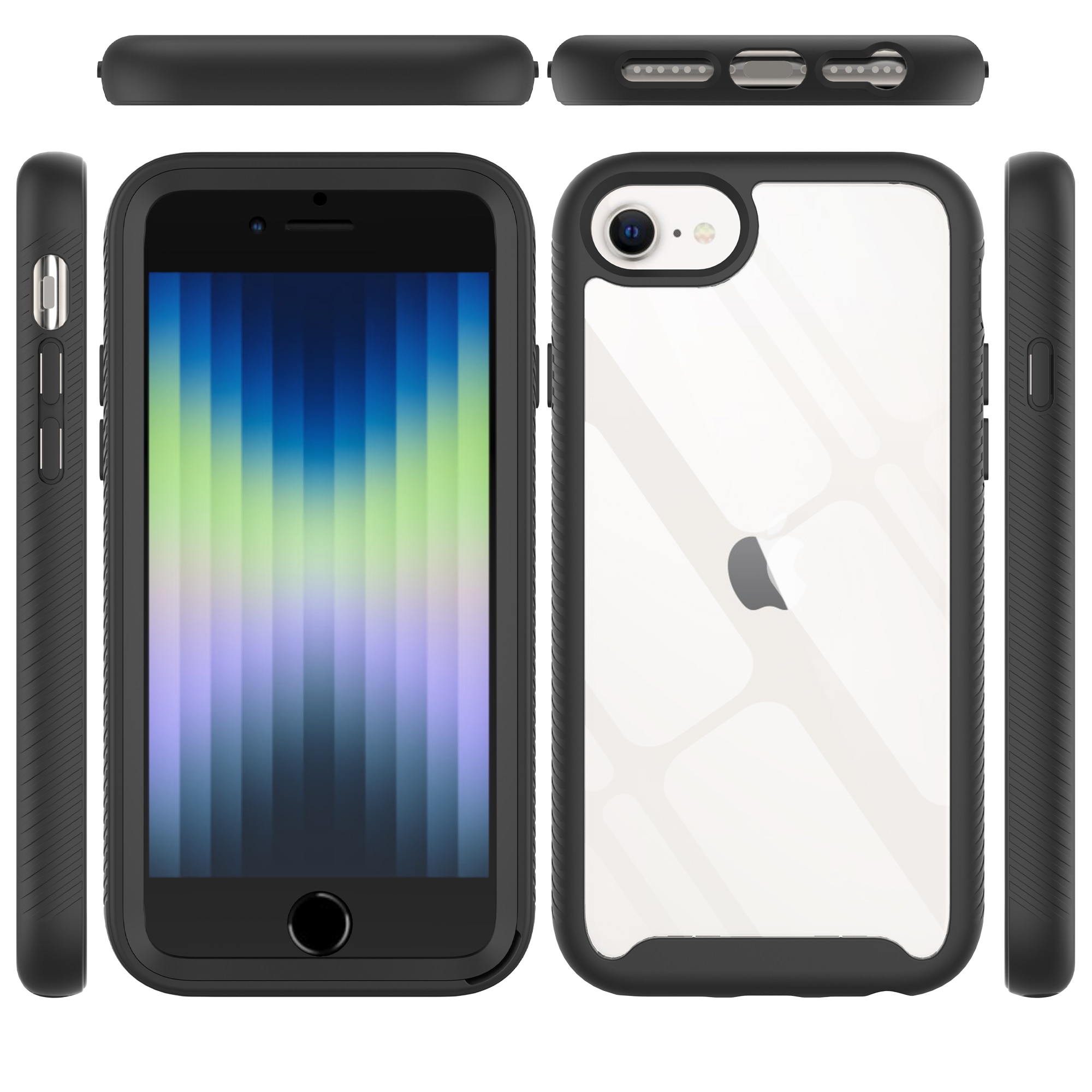 iPhone SE (2020) Full Protection Case Black