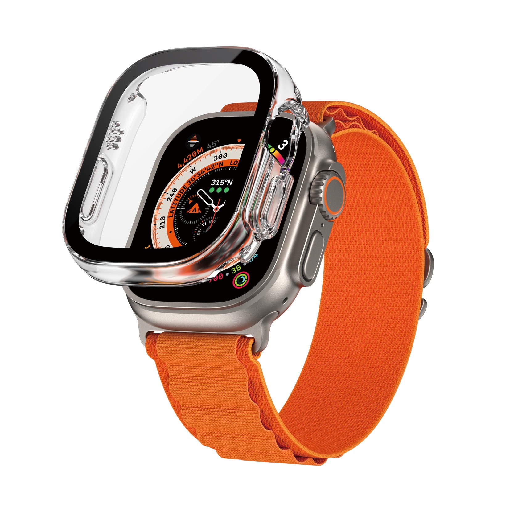 Apple Watch Ultra 49mm Full Body Case D3O Transparent