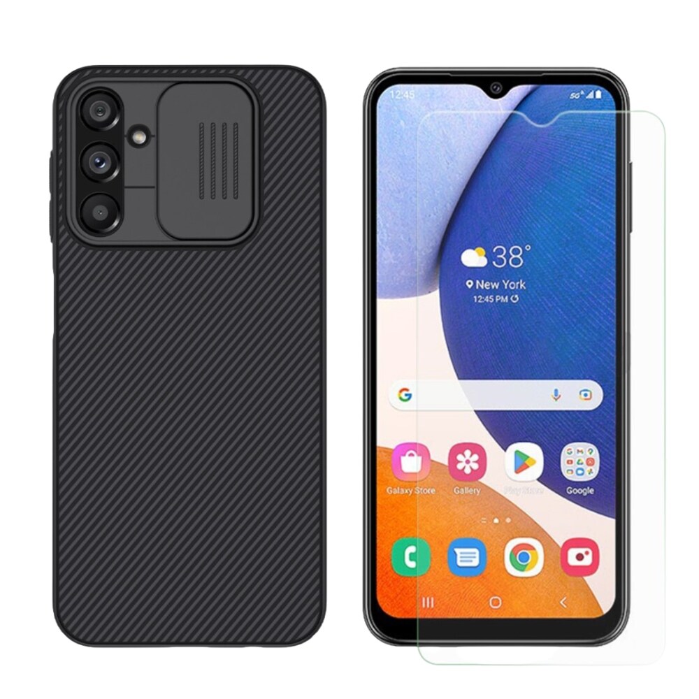 Samsung Galaxy A14 Kit mit CamShield Hülle und Displayschutz