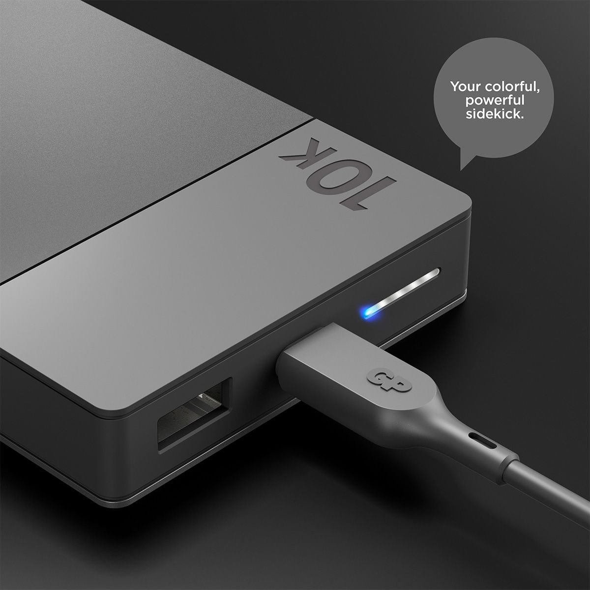 Powerbank M2 10000 mAh PD schwarz