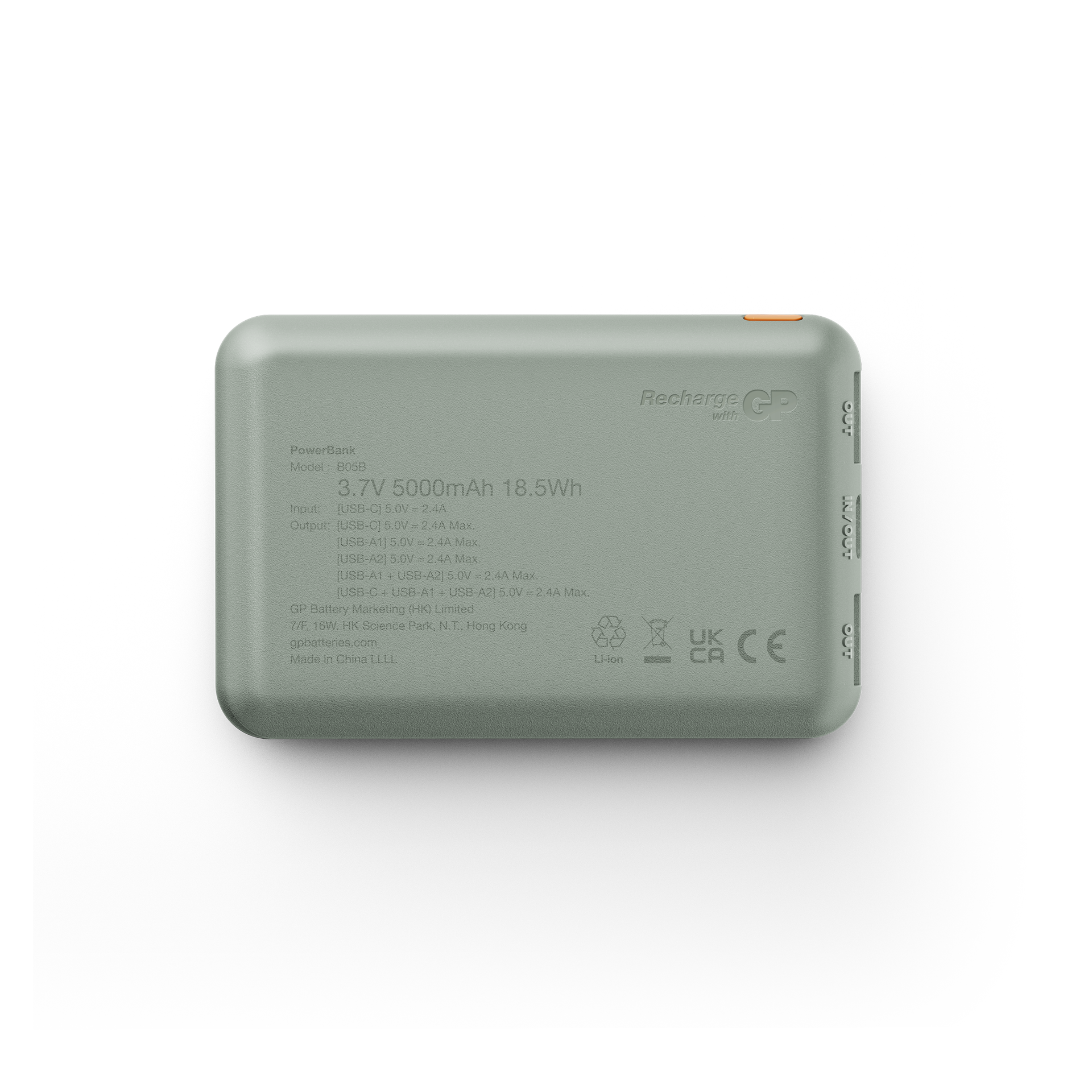 Powerbank Plus 5000mAh Grau