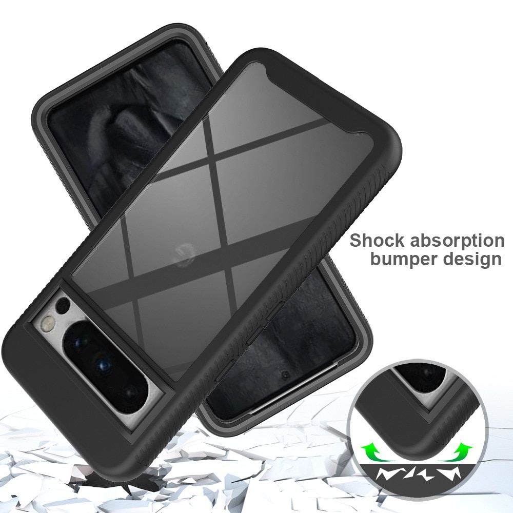 Google Pixel 8a Full Protection Case schwarz