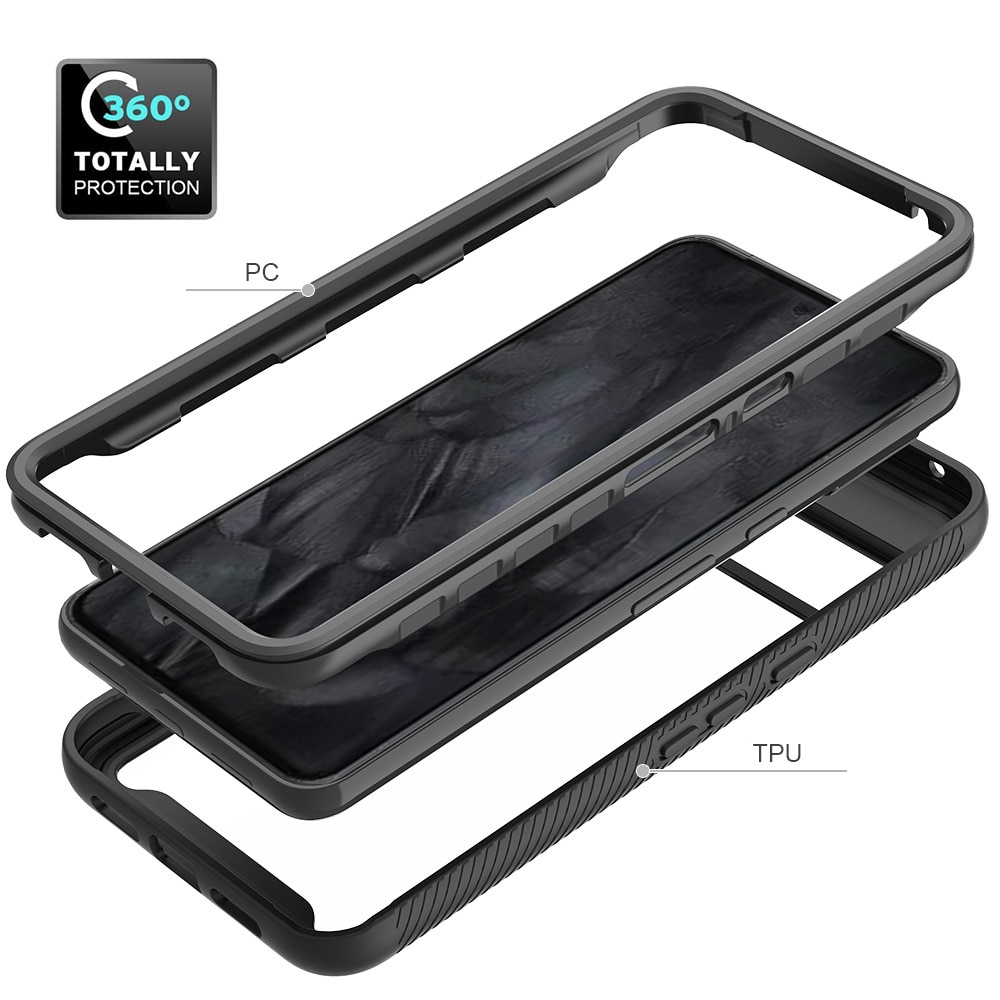Google Pixel 8 Pro Full Cover Hülle Schwarz