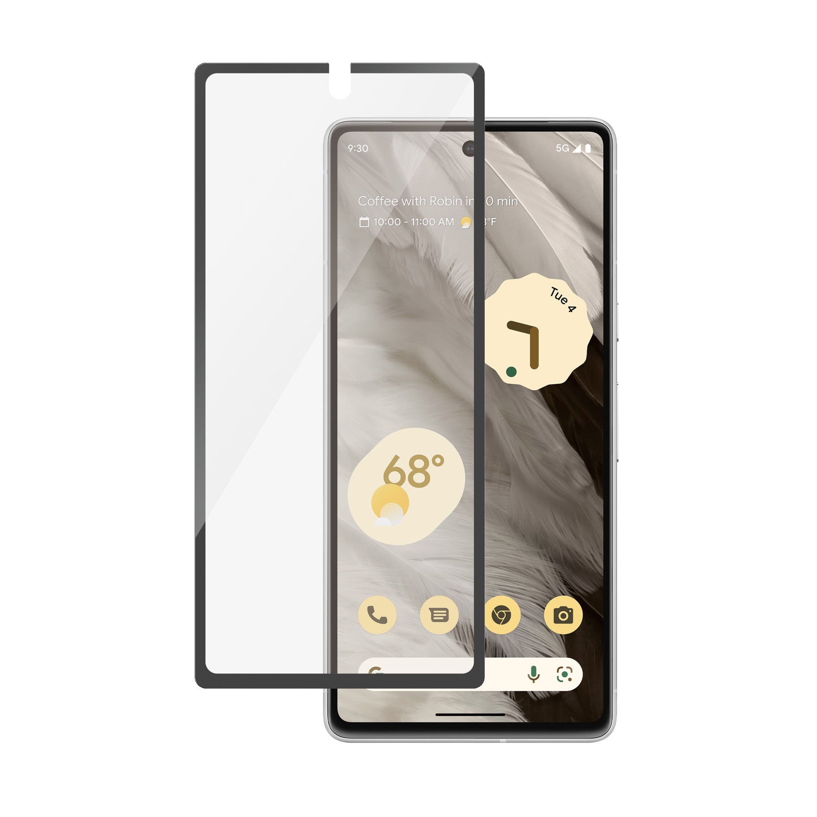 Google Pixel 7a Displayschutz/Screen Protector Ultra Wide Fit