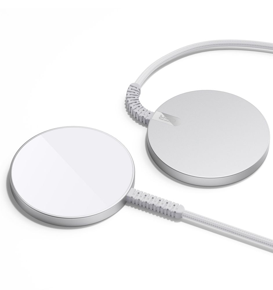 HaloLock Mini MagSafe Magnetic Wireless Charger weiß
