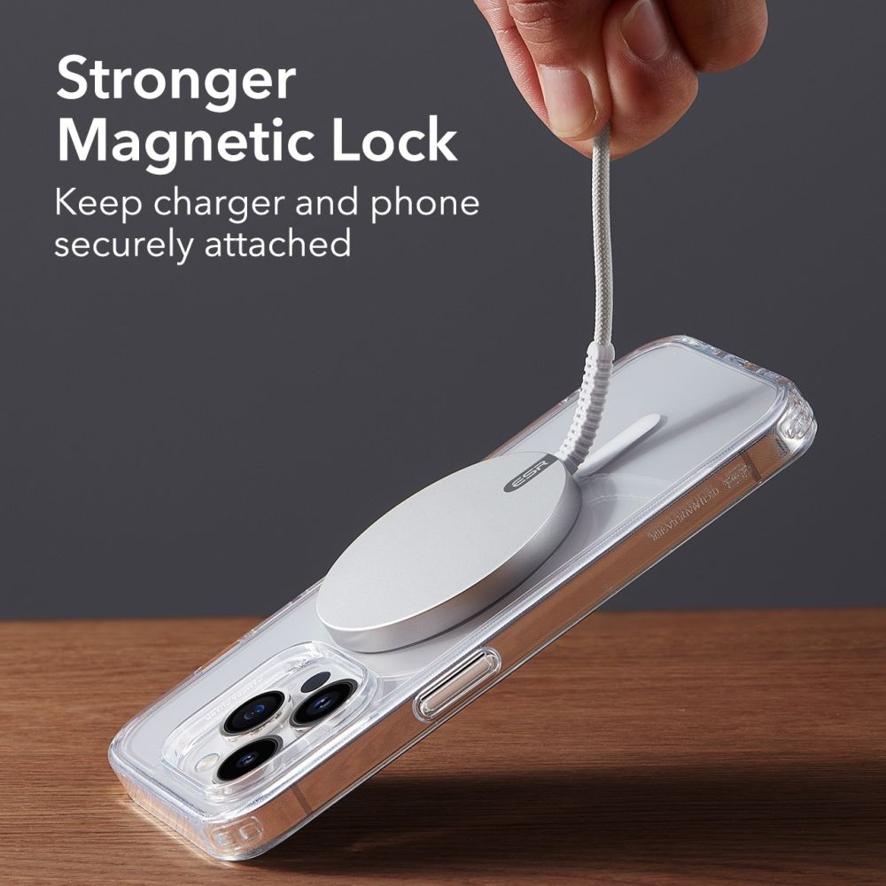 HaloLock Mini MagSafe Magnetic Wireless Charger weiß