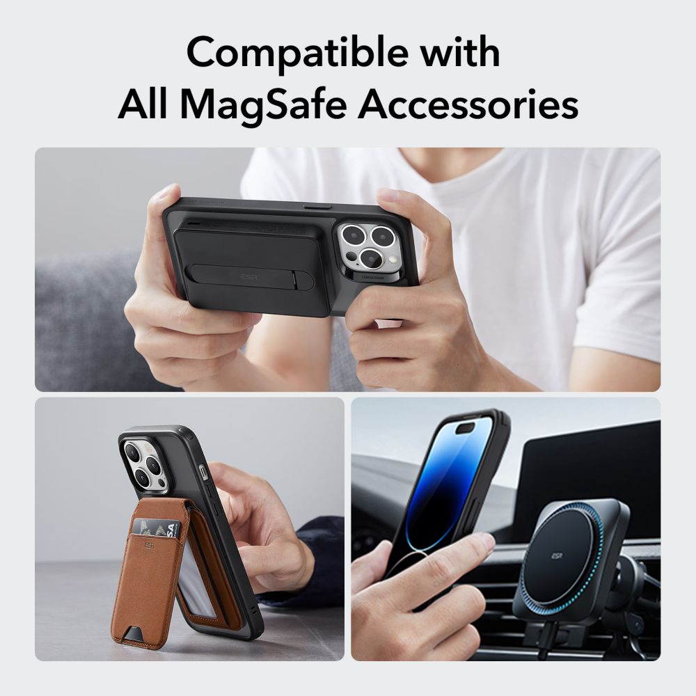Classic Hybrid HaloLock MagSafe iPhone 14 Pro Max Schwarz