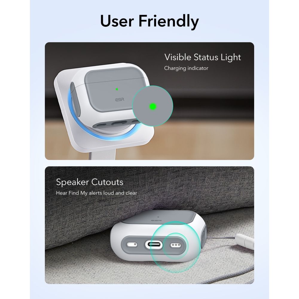 Orbit HaloLock Magsafe Hülle Apple AirPods Pro 3 Weiß