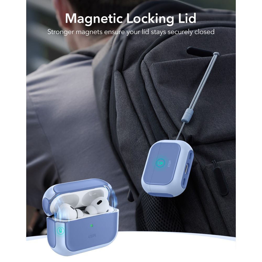 Orbit HaloLock Magsafe Hülle Apple AirPods Pro 3 Blau