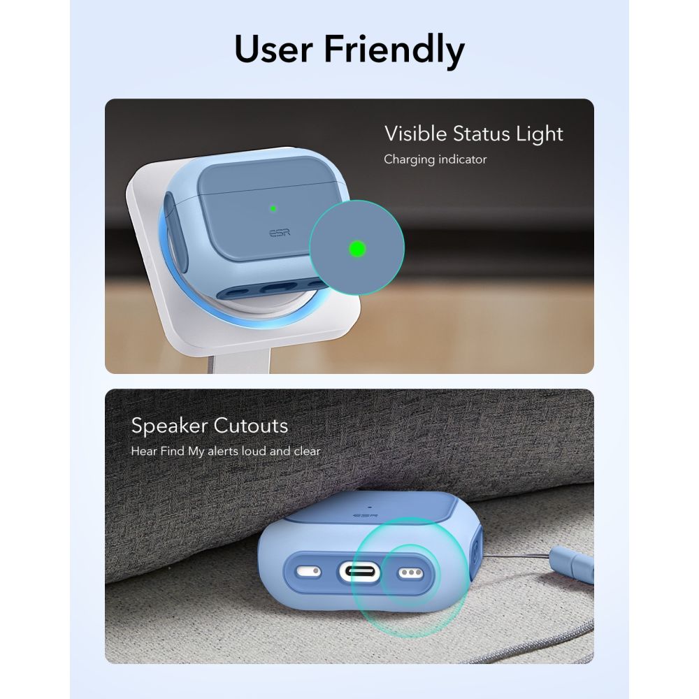 Orbit HaloLock Magsafe Hülle Apple AirPods Pro 3 Blau