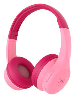 Moto JR300 On-Ear Wireless Kinderkopfhörer rosa