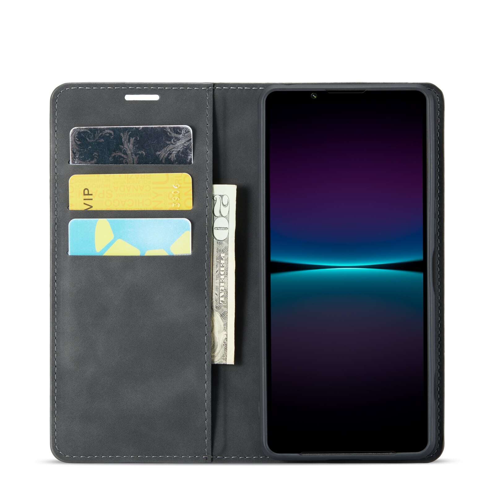 Sony Xperia 1 VI Slim Handytasche Schwarz