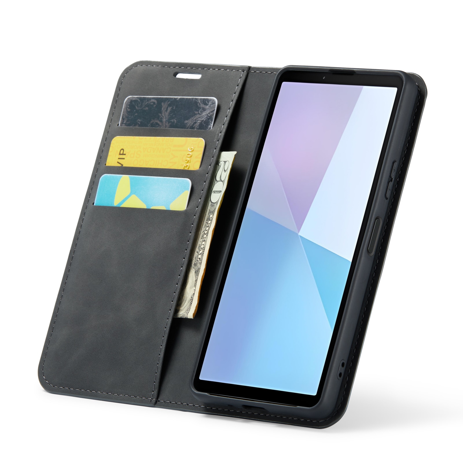 Sony Xperia 10 VI Slim Handytasche Schwarz