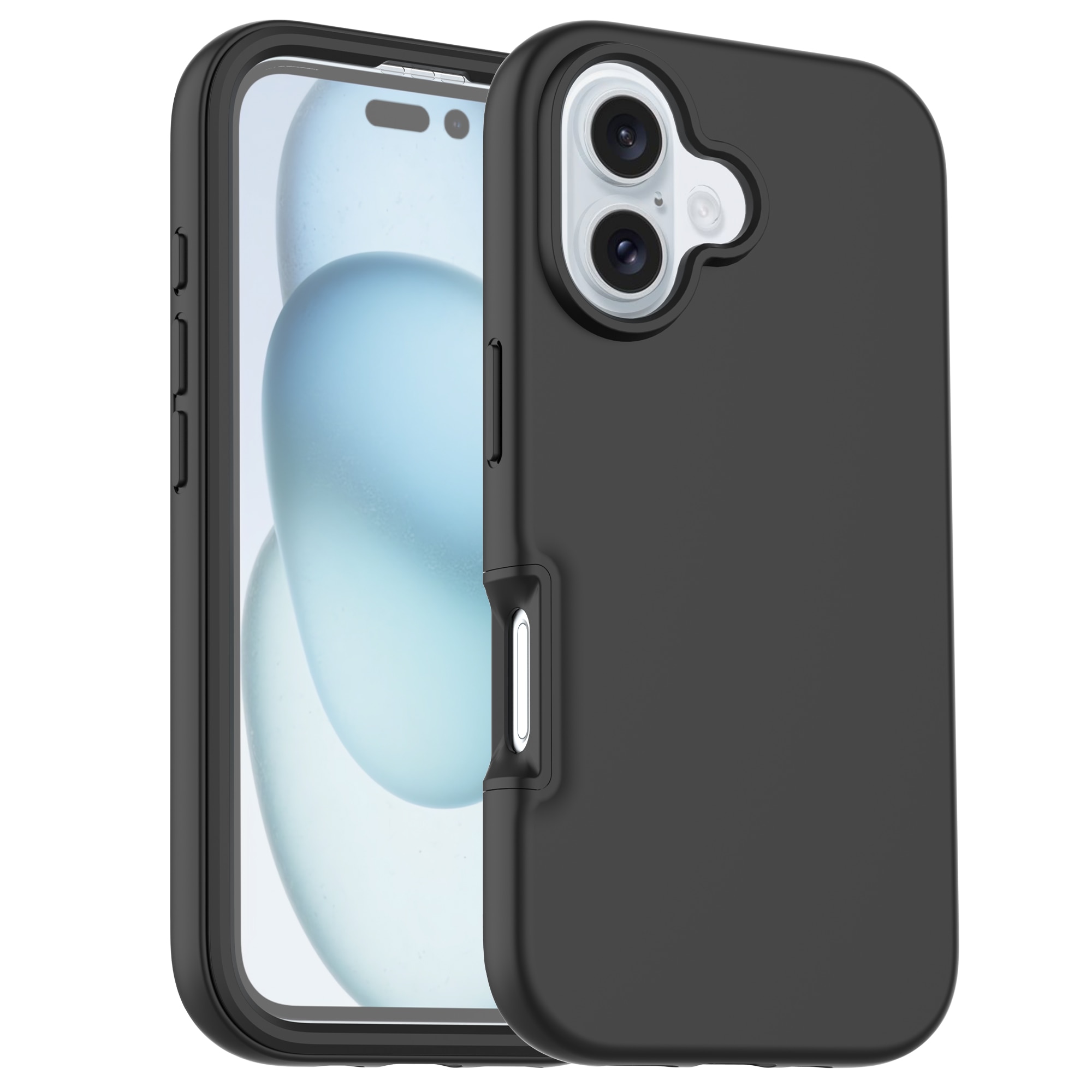 iPhone 16 Full Protection Case Schwarz