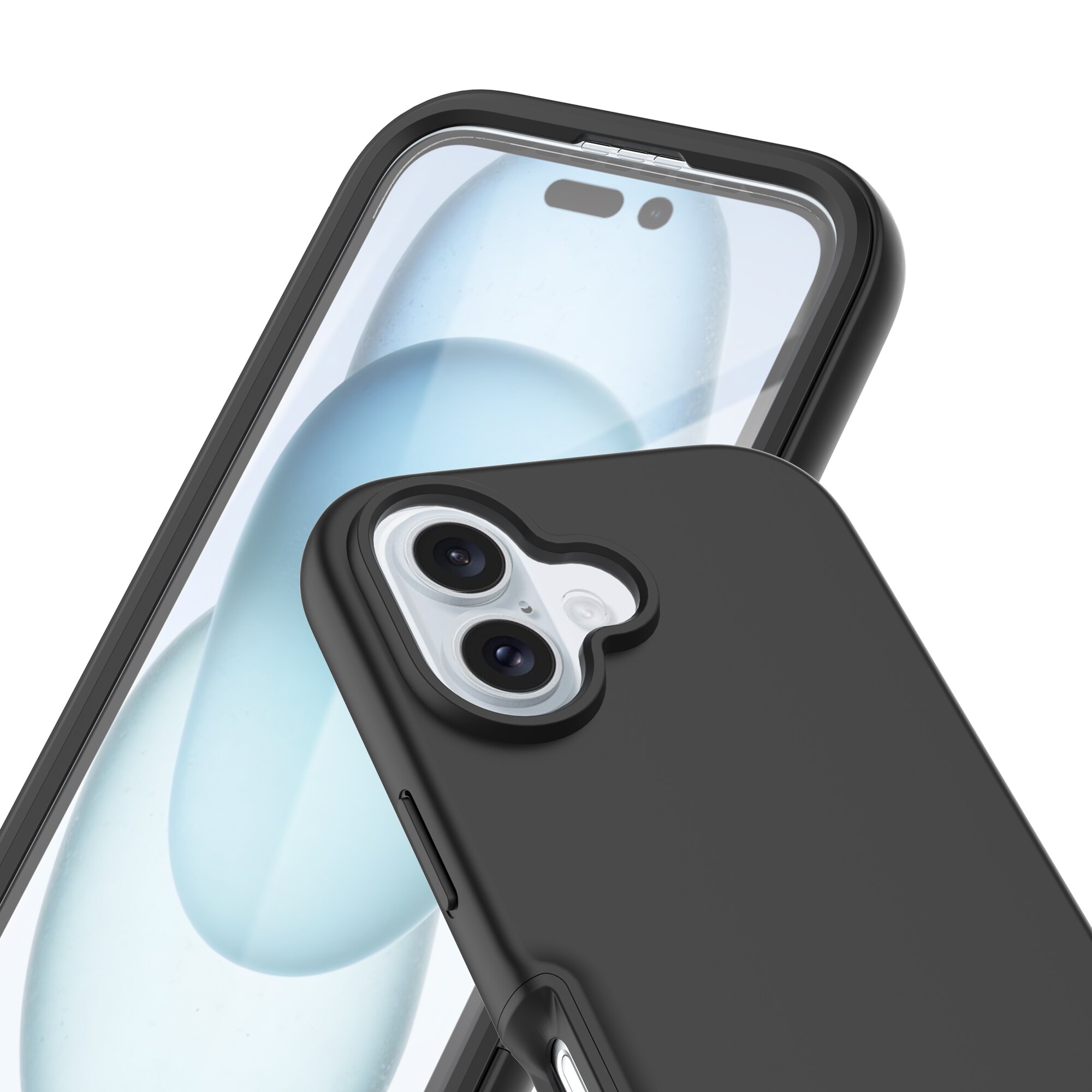 iPhone 16 Full Protection Case Schwarz