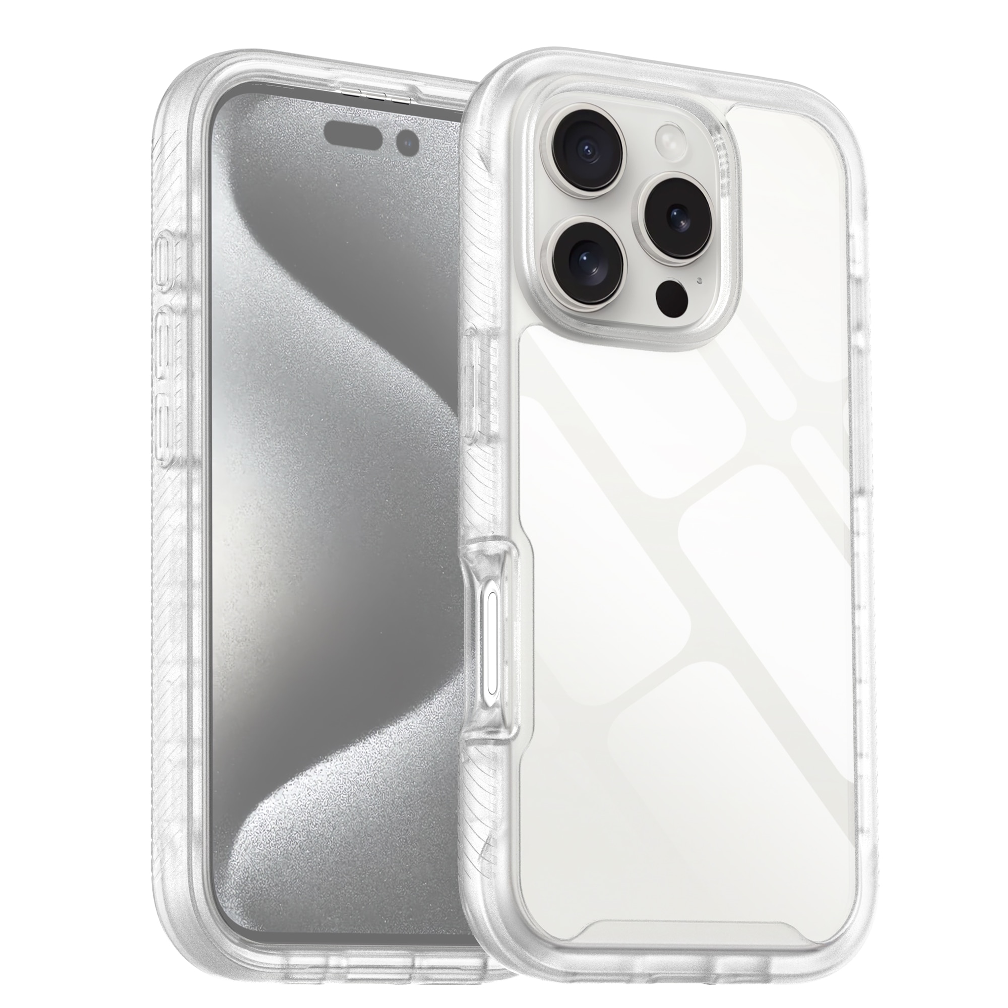 iPhone 16 Pro Max Full Protection Case Transparent