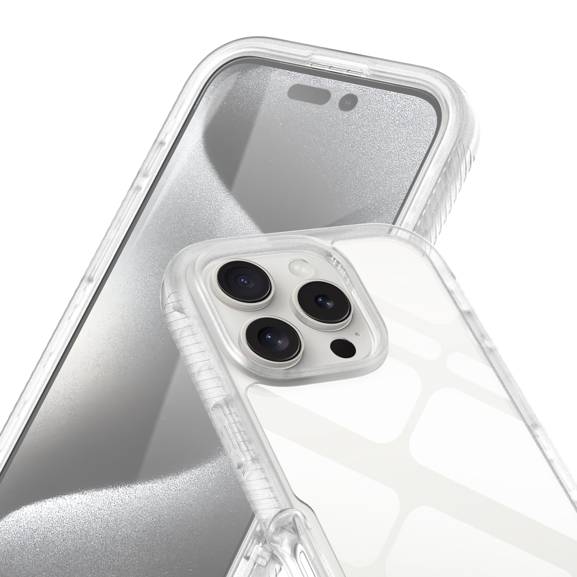 iPhone 16 Pro Max Full Protection Case Transparent