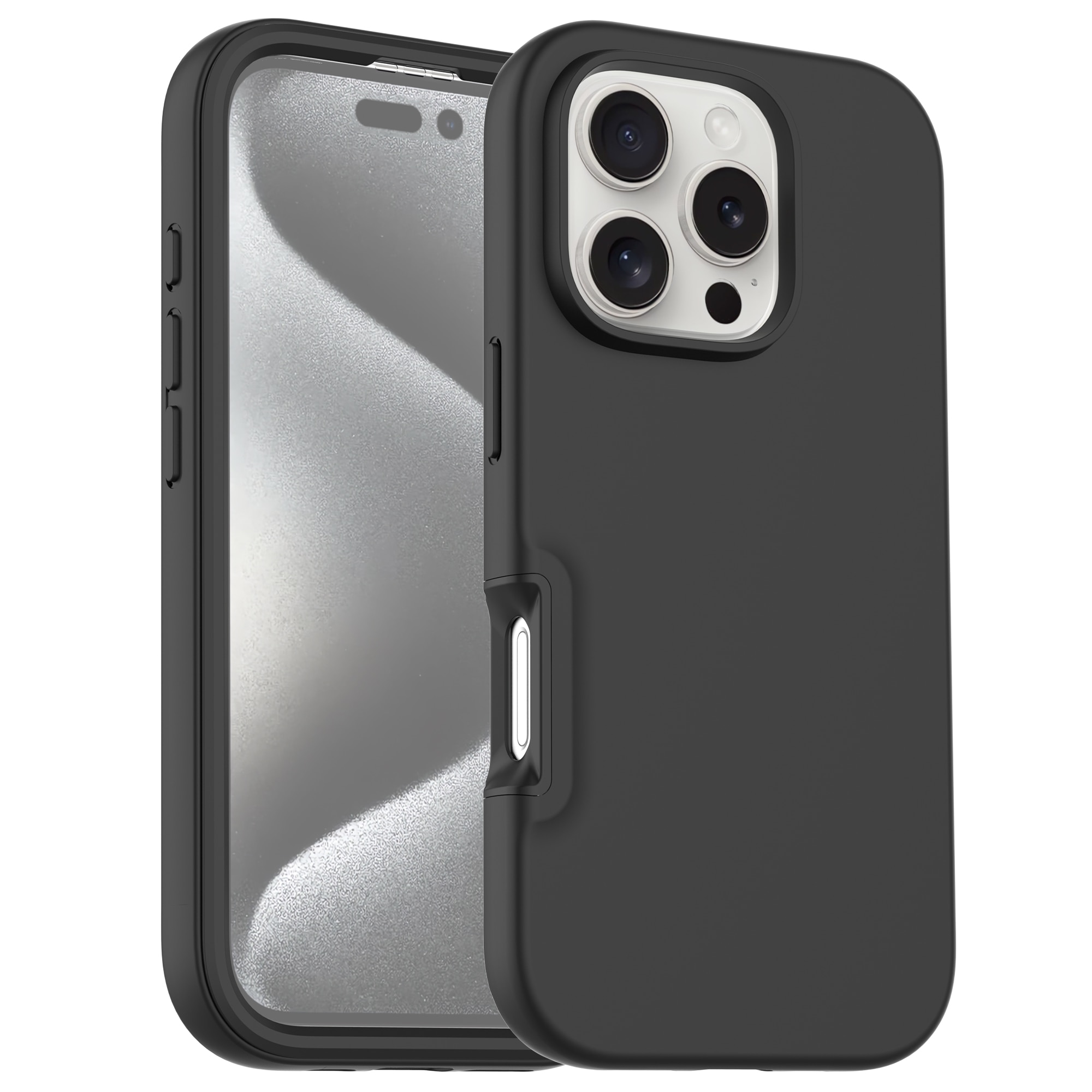 iPhone 16 Pro Max Full Protection Case Schwarz