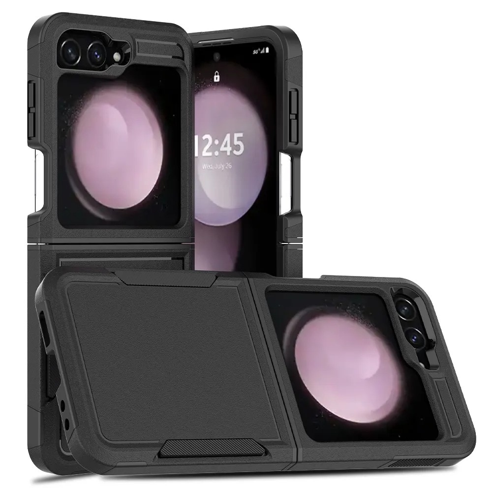 Samsung Galaxy Z Flip 7 Off-road Hybrid-Hülle Schwarz