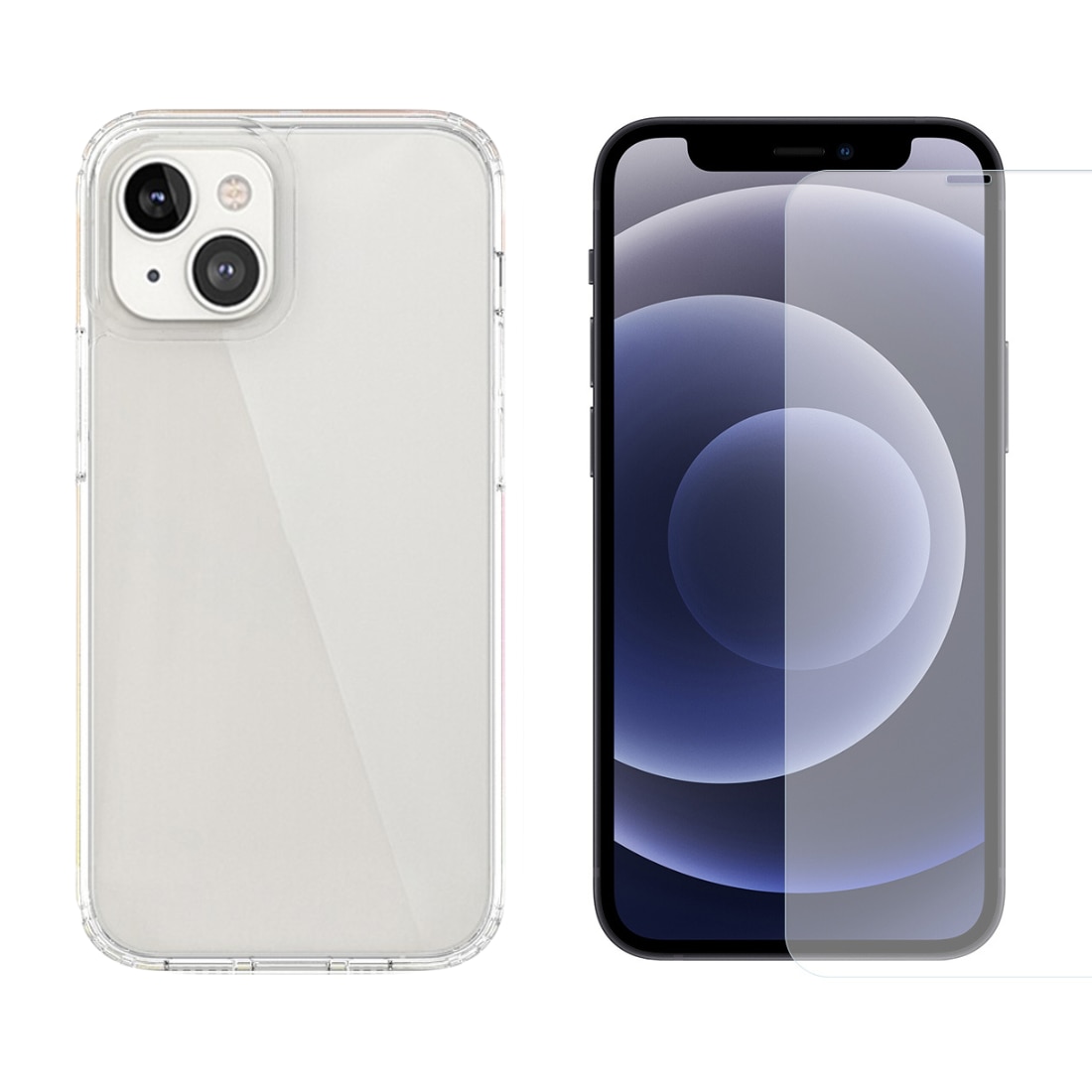 iPhone 13 Kit mit Hülle und Displayschutz-Panzerglas