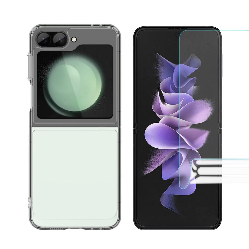 Samsung Galaxy Z Flip 6 Kit mit Hülle und Displayschutzfolie
