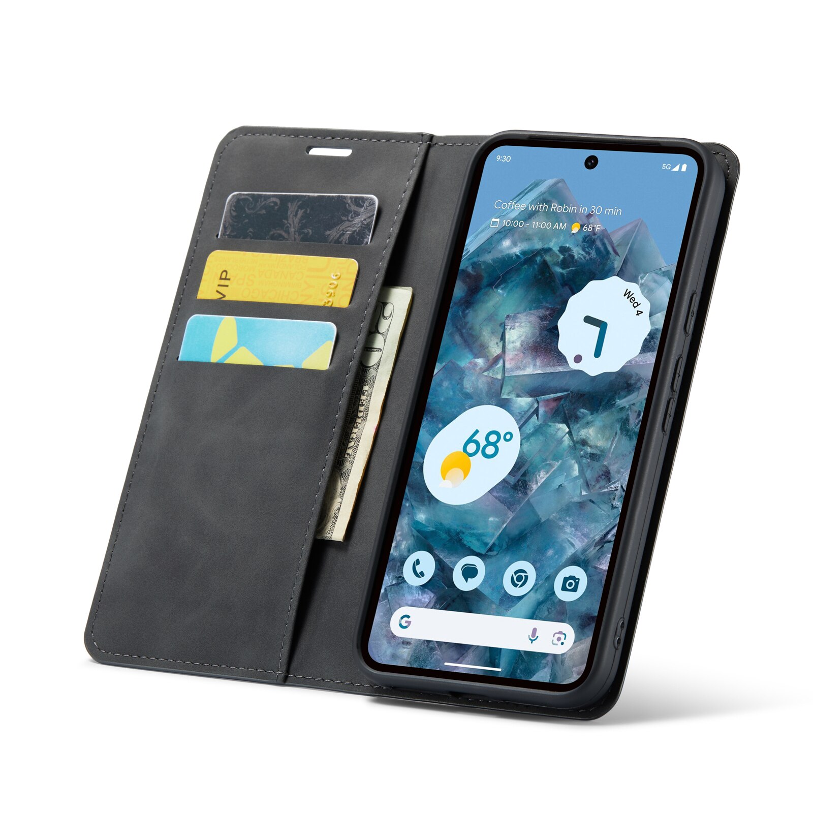 Google Pixel 9 Pro XL Slim Handytasche Schwarz