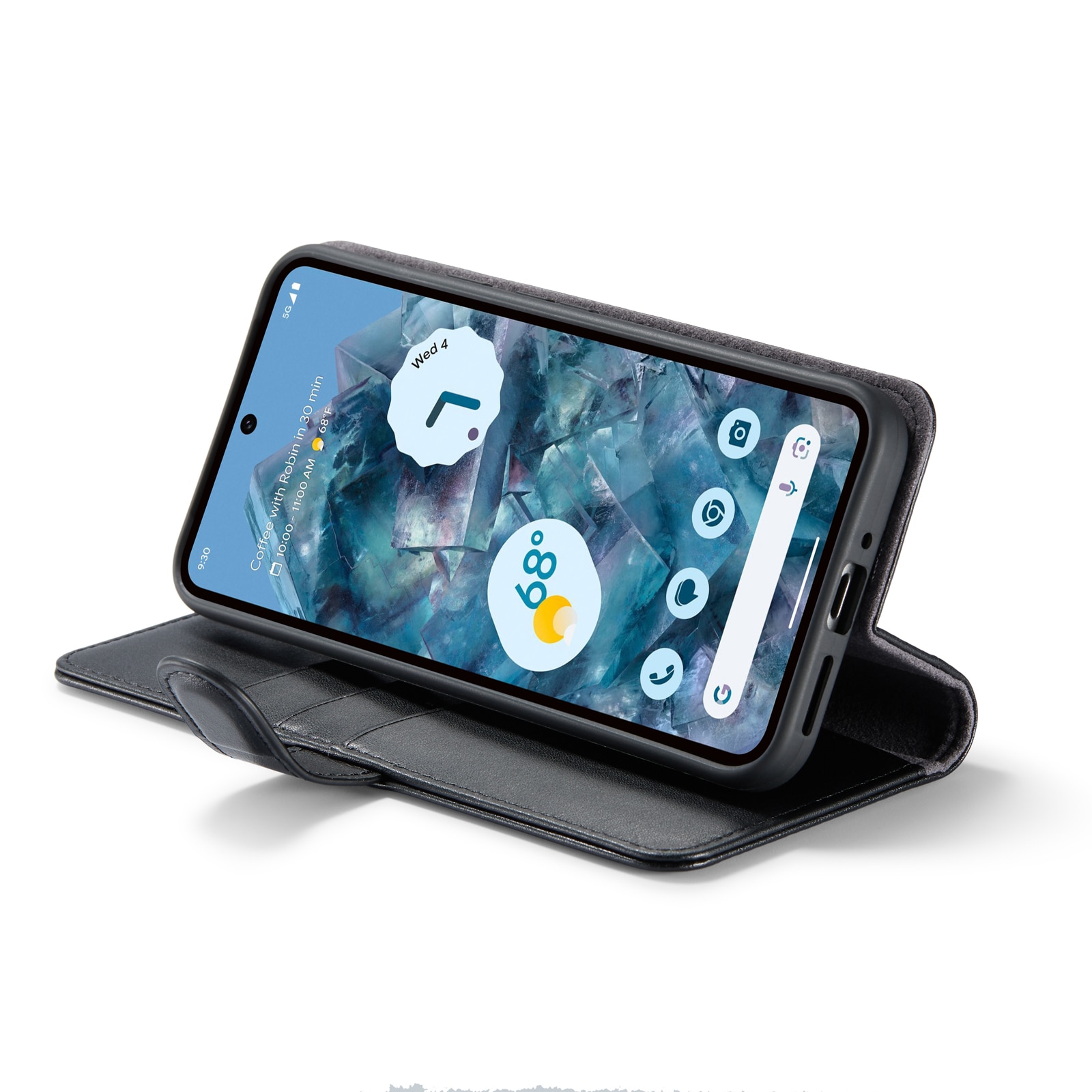 Google Pixel 9 Pro XL Echtlederhülle Schwarz