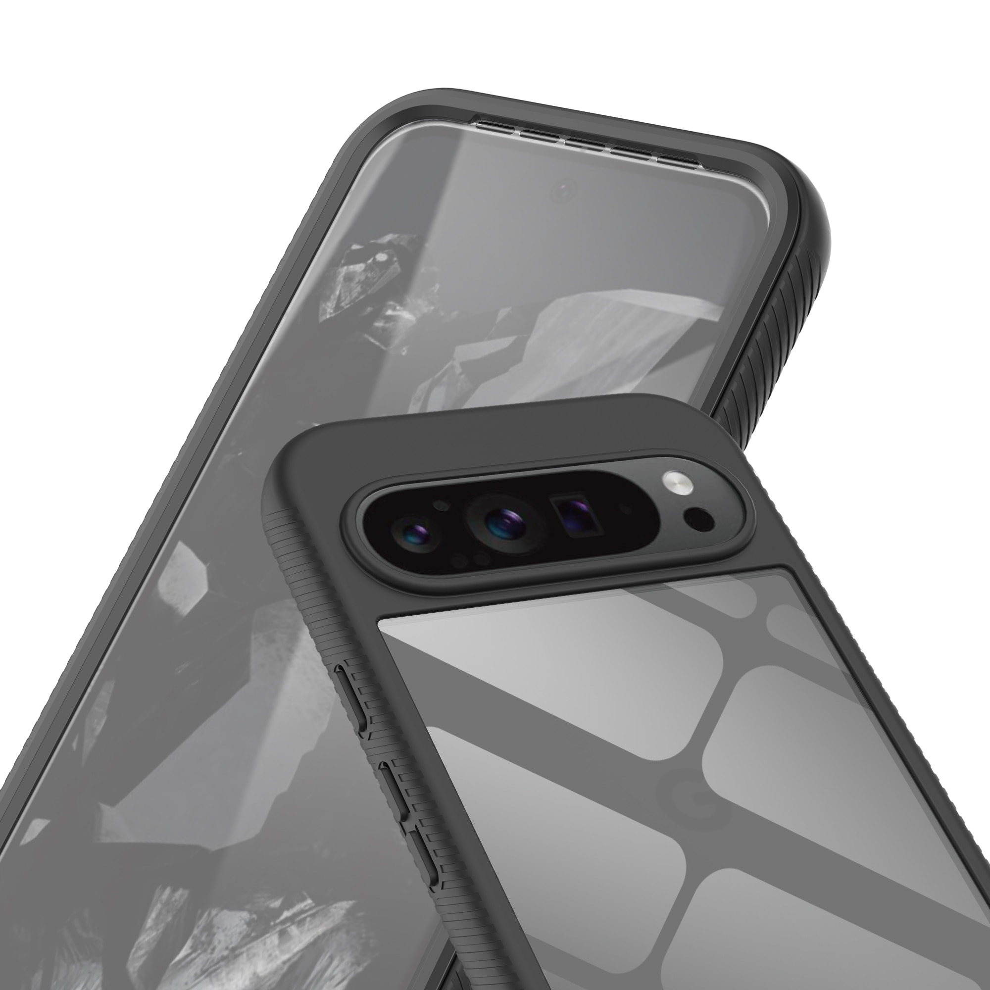 Google Pixel 9 Pro XL Full Protection Case Schwarz