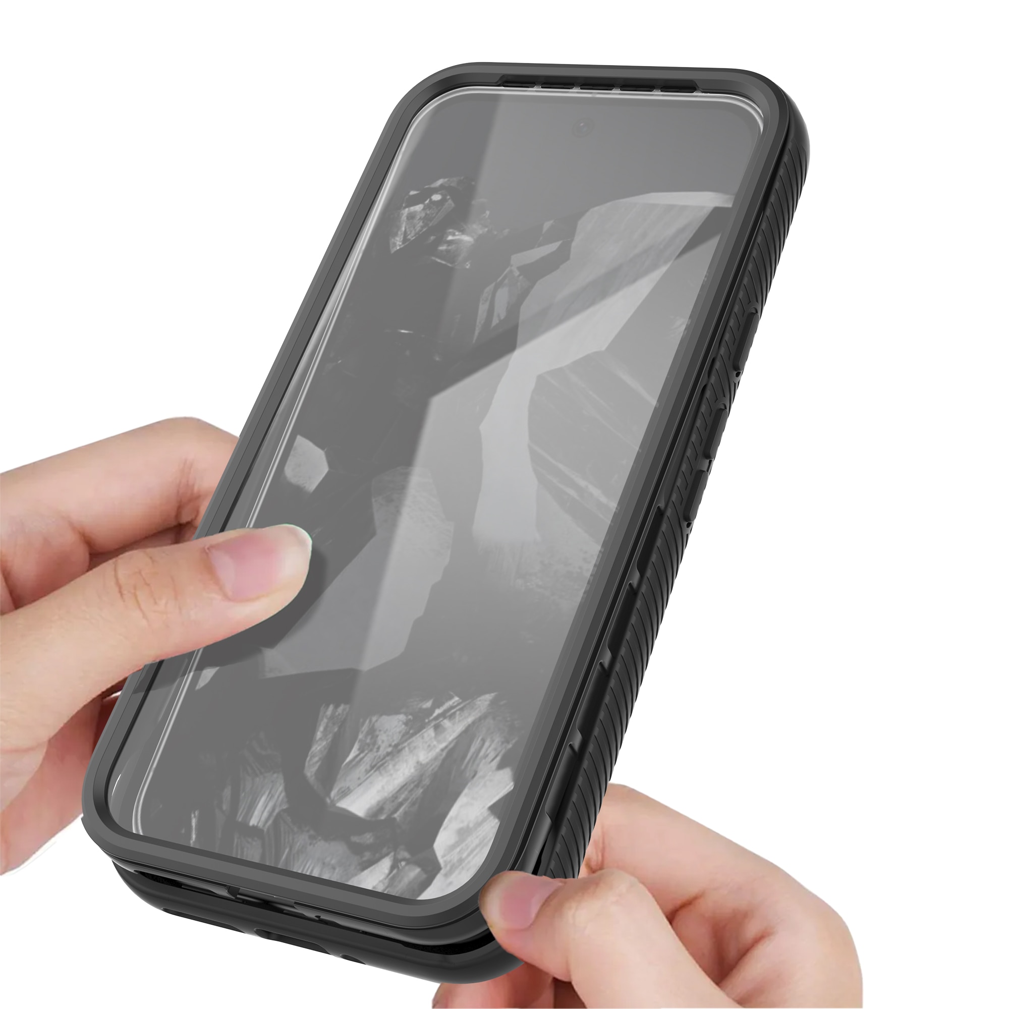 Google Pixel 9 Pro XL Full Protection Case Schwarz
