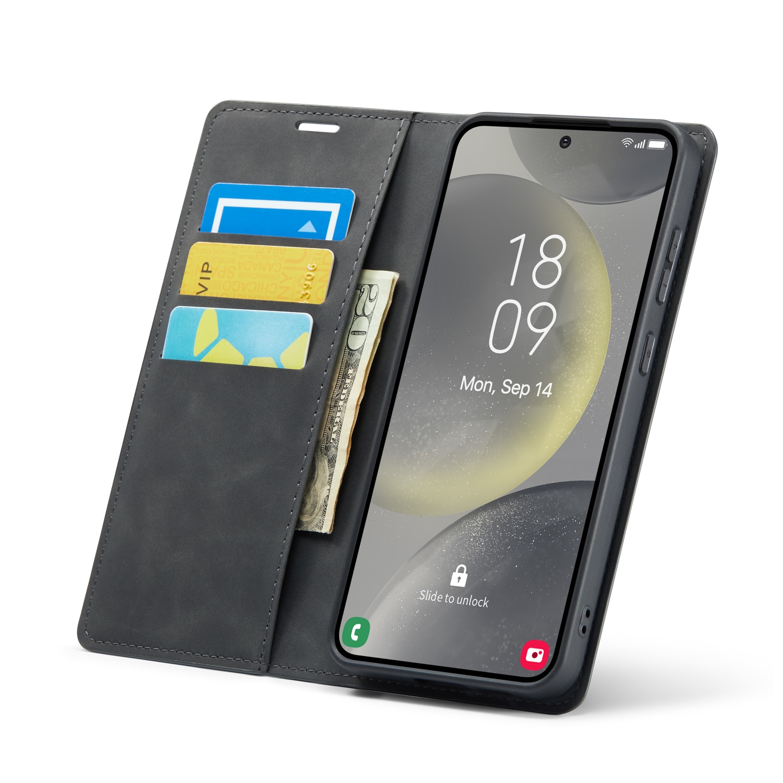 Samsung Galaxy S24 FE Slim Handytasche Schwarz