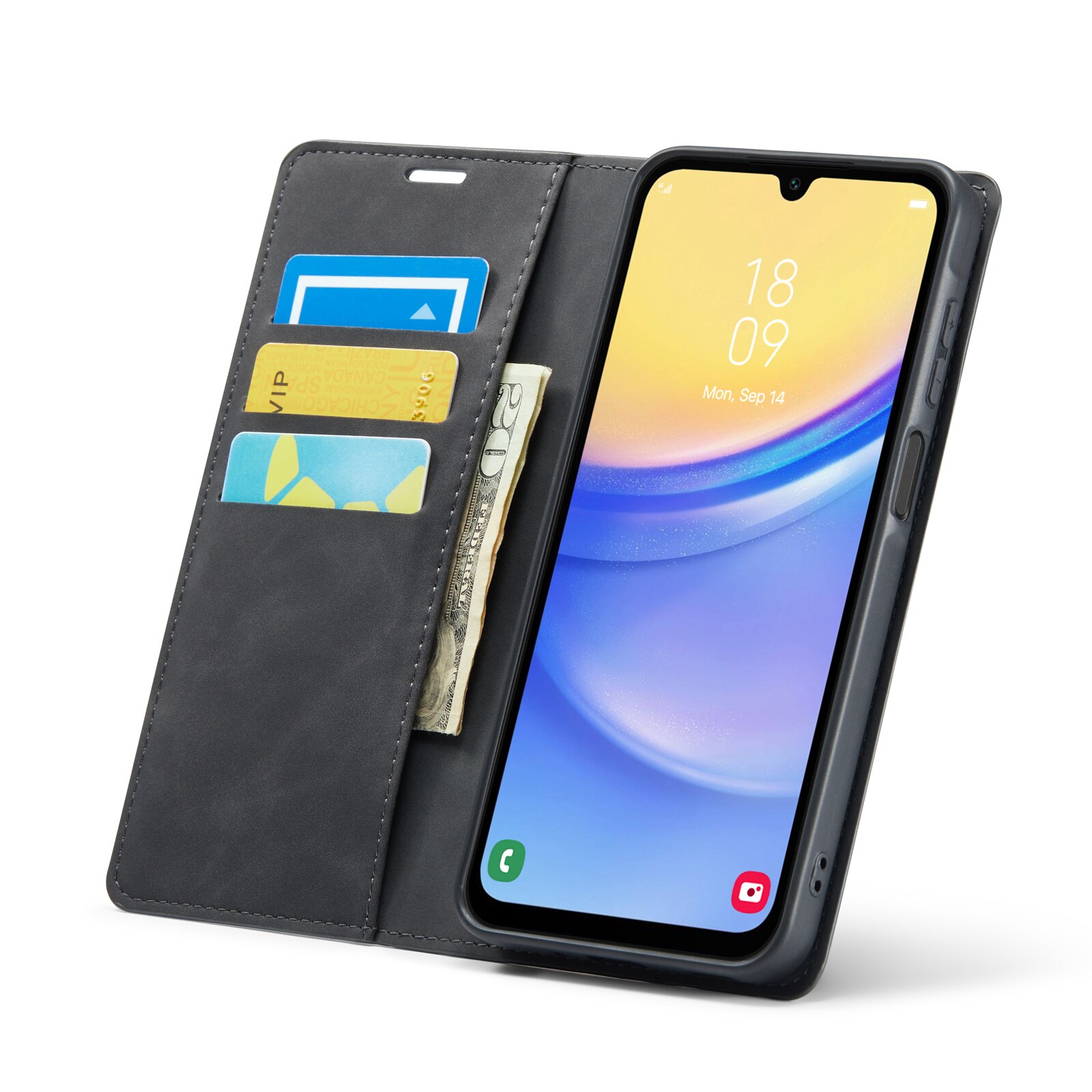 Samsung Galaxy A16 Slim Handytasche Schwarz