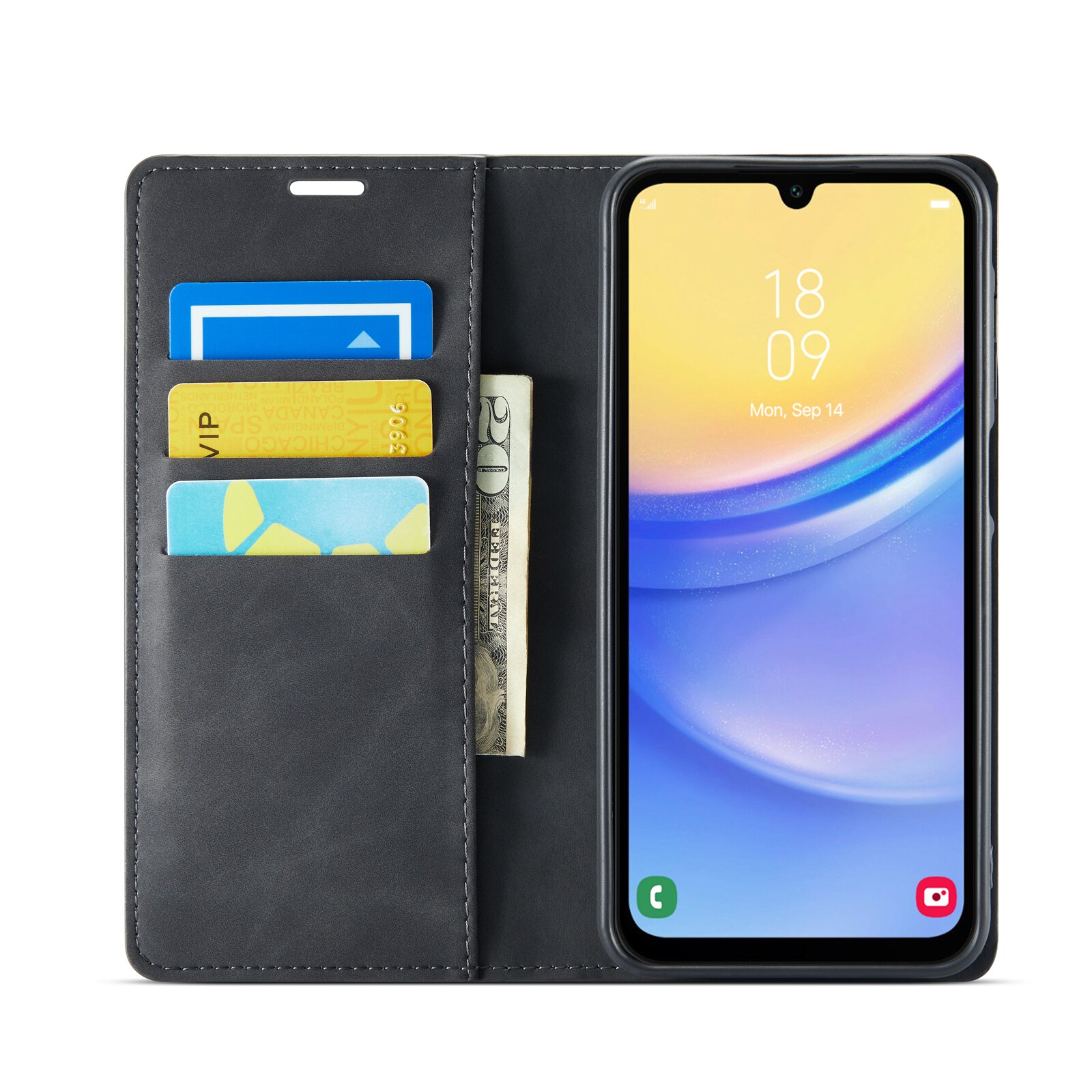 Samsung Galaxy A16 Slim Handytasche Schwarz