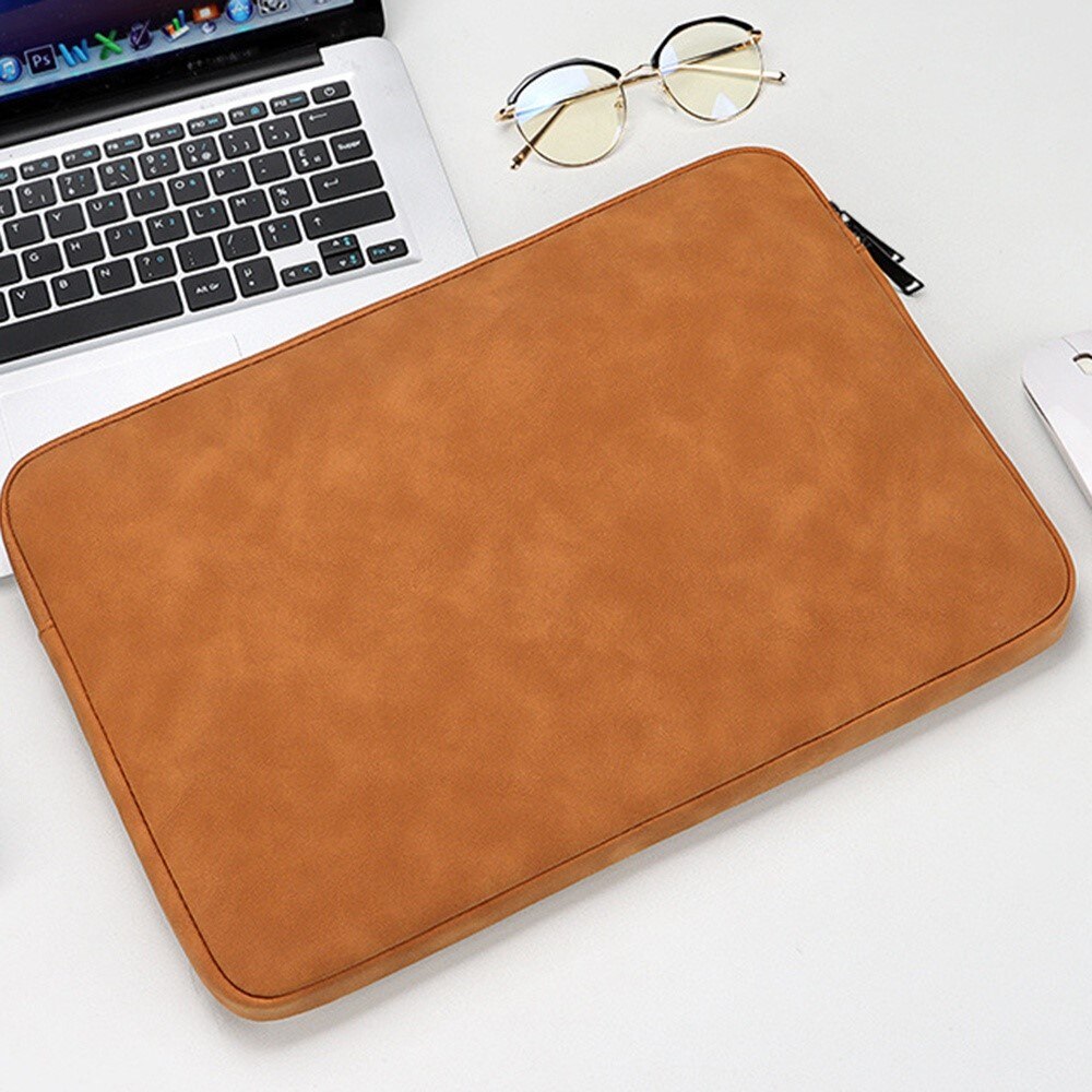 Laptoptasche aus Leder up to 13,3" Braun