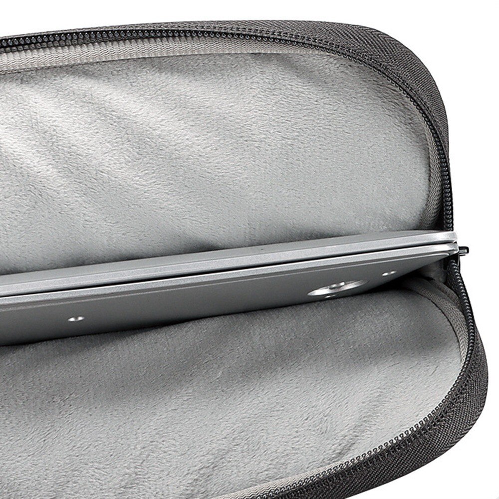 Laptoptasche aus Leder up to 13,3" Grau